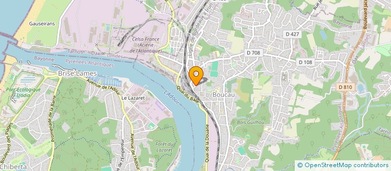 localisation de l'entreprise L.R.I-MO  BOUCAU