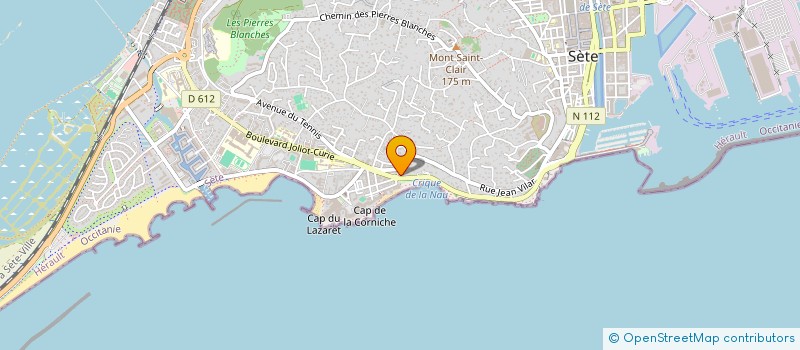 localisation de l'entreprise L.R.J. à SETE