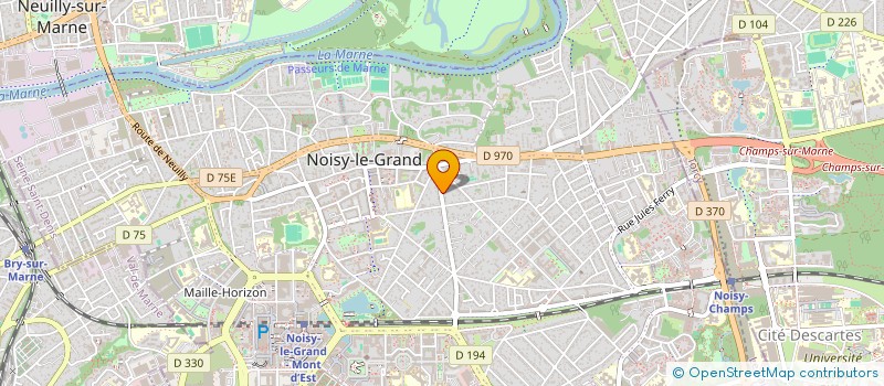 localisation de l'entreprise L.R.L. LUMIERE  NOISY-LE-GRAND