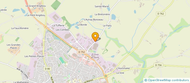 localisation de l'entreprise L.R. METALLERIE SERRURERIE MECANO SOUDURE à BEAUPREAU-EN-MAUGES