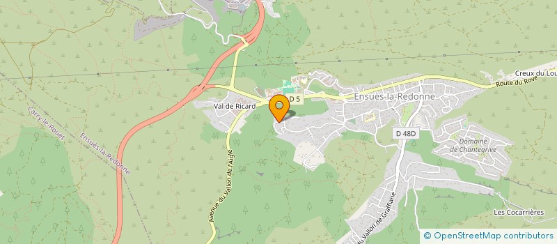 localisation de l'entreprise L.R.P.  ENSUES-LA-REDONNE