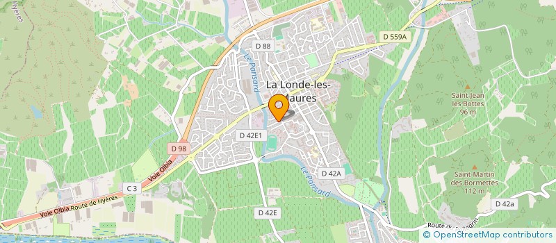 localisation de l'entreprise L.R PATRIMOINE  LA LONDE-LES-MAURES