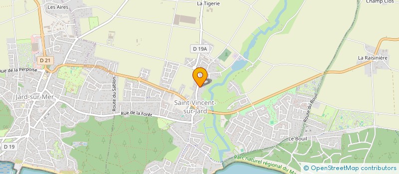 localisation de l'entreprise L'R PUR  SAINT-VINCENT-SUR-JARD