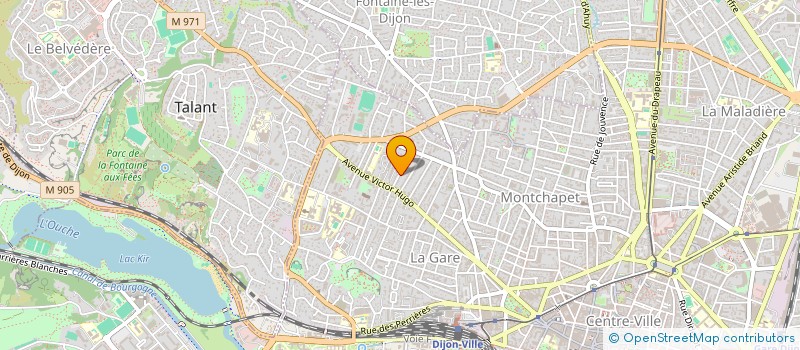 localisation de l'entreprise L.R.S. BUREAUX à DIJON