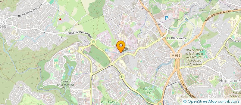 localisation de l'entreprise L&R SOLUTIONS à MONTPELLIER