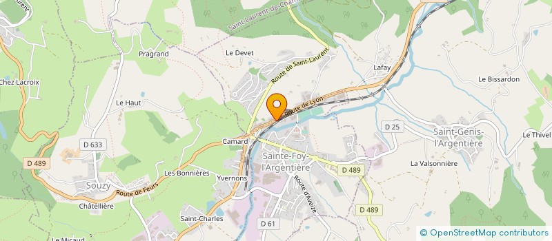 localisation de l'entreprise L RAGINEL METAL à SAINT-GENIS-L'ARGENTIERE