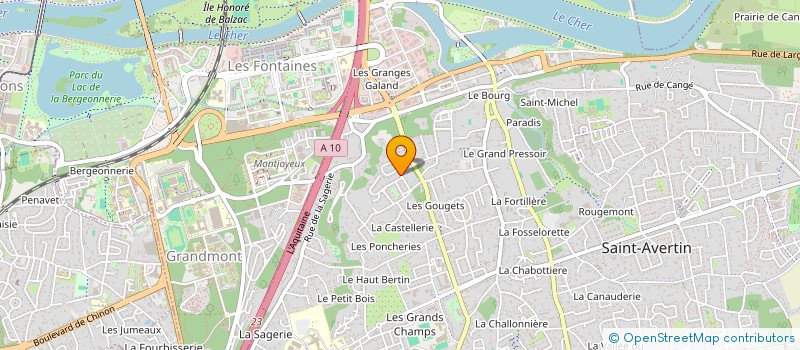 localisation de l'entreprise L'RENOV à SAINT-AVERTIN