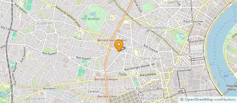 localisation de l'entreprise L.S.2.F  BORDEAUX