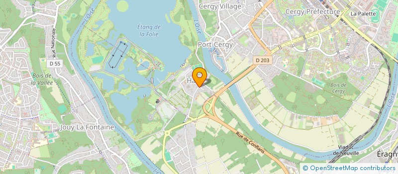 localisation de l'entreprise L S 2 F  CERGY