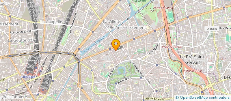 localisation de l'entreprise L.S.  PARIS