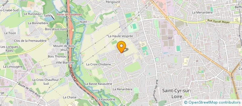 localisation de l'entreprise L & S  SAINT-CYR-SUR-LOIRE