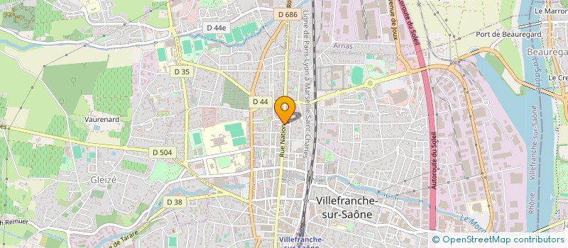 localisation de l'entreprise L & S à VILLEFRANCHE-SUR-SAONE