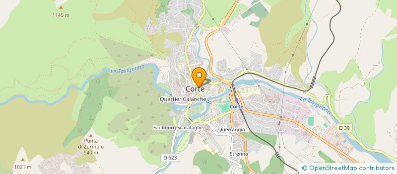 localisation de l'entreprise L&S à CORTE