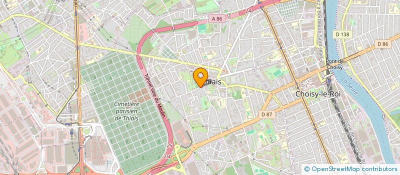 localisation de l'entreprise L&S  THIAIS