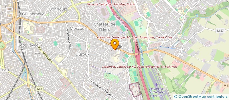 localisation de l'entreprise L.S.A à TOULOUSE
