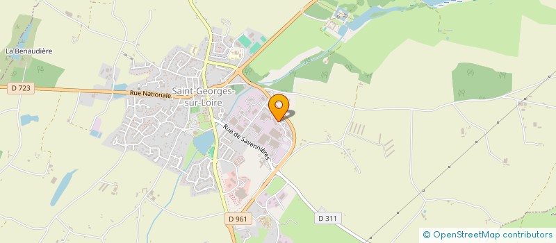 localisation de l'entreprise L.S.A AUTOS à SAINT-GEORGES-SUR-LOIRE