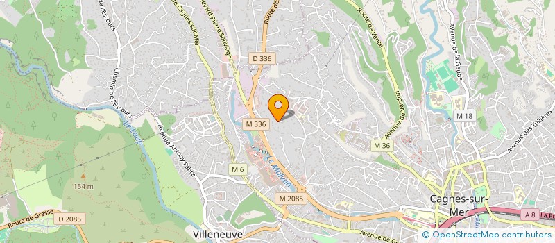 localisation de l'entreprise L.S. BAT JARDINS à CAGNES-SUR-MER