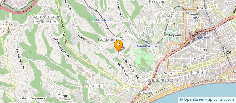 localisation de l'entreprise L S BATIMENT à NICE