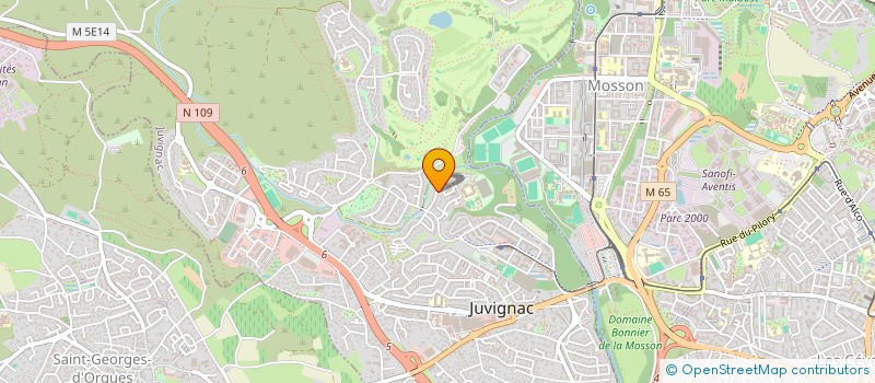 localisation de l'entreprise L.S BTP  JUVIGNAC