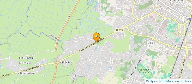 localisation de l'entreprise L.S.C.  LE PERRIER