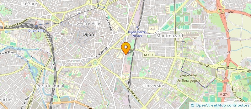 localisation de l'entreprise L.S.C. à DIJON