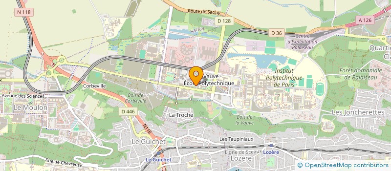 localisation de l'entreprise L.S CARS  PALAISEAU