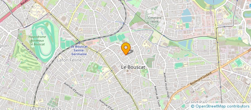 localisation de l'entreprise L-S & CO  LE BOUSCAT