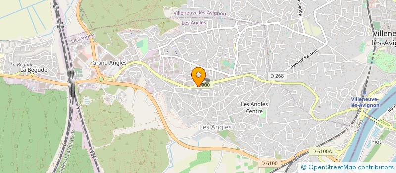 localisation de l'entreprise L & S COIFFURE  LES ANGLES