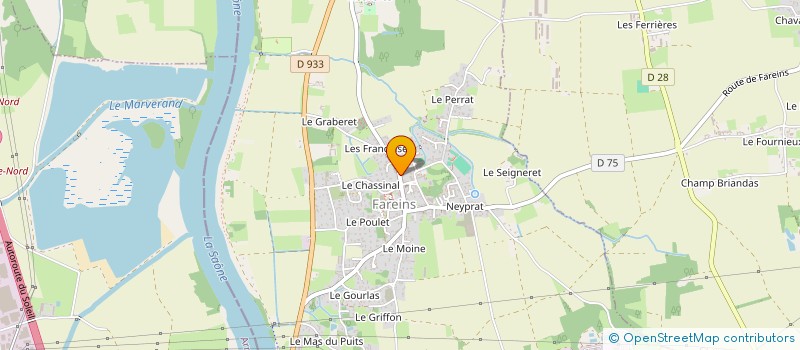 localisation de l'entreprise L'S COIFFURE  FAREINS