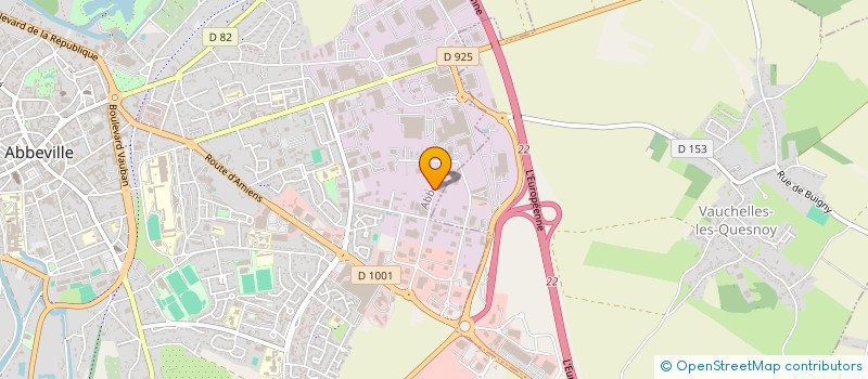 localisation de l'entreprise L.S CUIR à ABBEVILLE