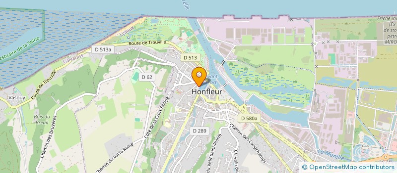 localisation de l'entreprise L.S.D. à HONFLEUR