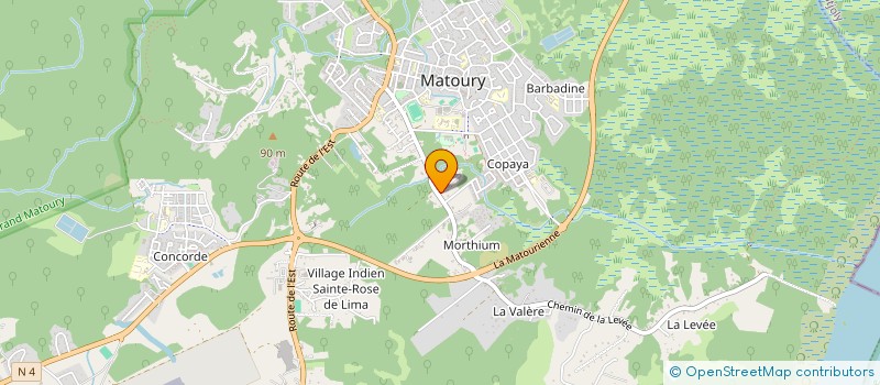 localisation de l'entreprise L S D A  MATOURY