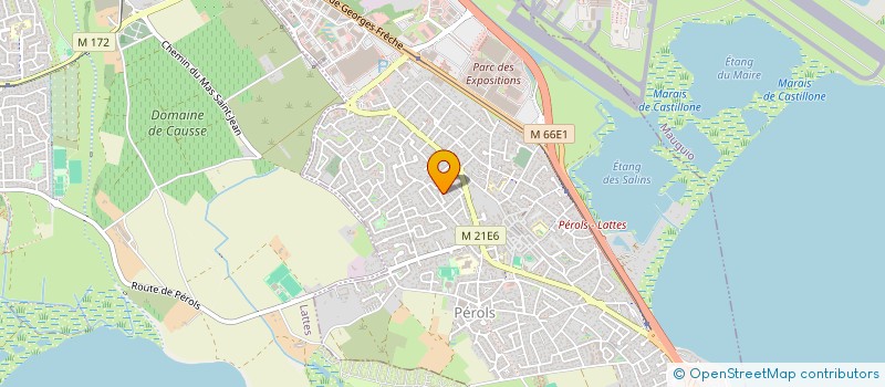 localisation de l'entreprise L.S. ELECTRIQUE  PEROLS