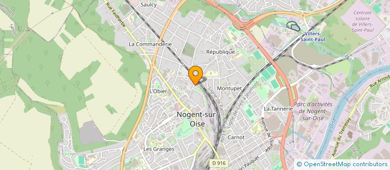 localisation de l'entreprise L.S. ENTREPRISE  NOGENT-SUR-OISE