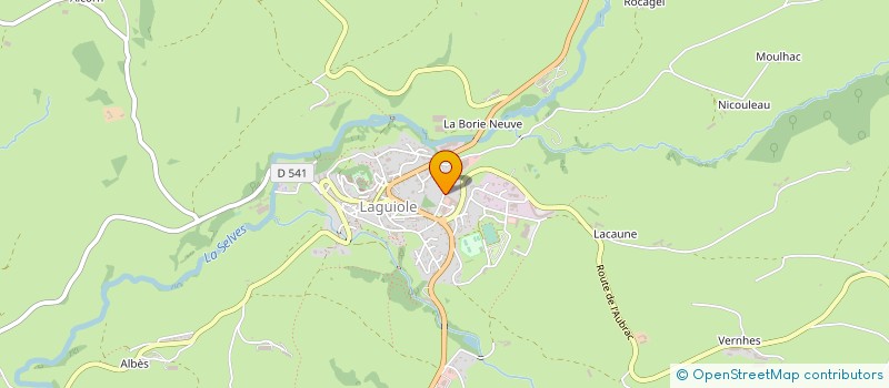 localisation de l'entreprise L S F à LAGUIOLE