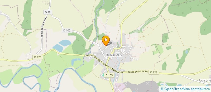 localisation de l'entreprise L.S.F. INGENIERIES à BEAURIEUX
