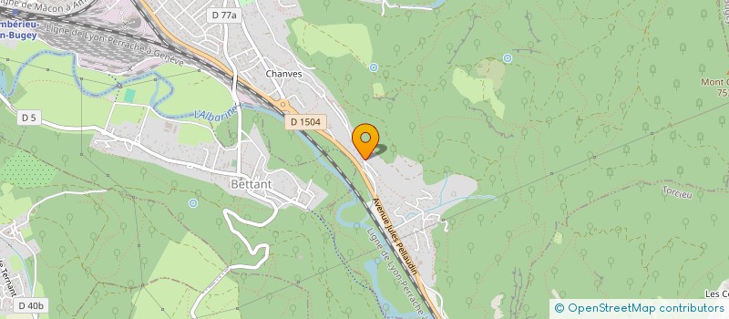 localisation de l'entreprise L.S. IMMO  AMBERIEU-EN-BUGEY