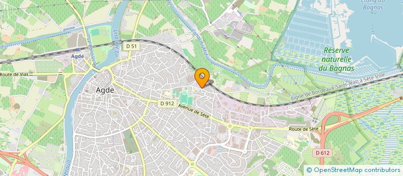 localisation de l'entreprise L&S IMMO  AGDE