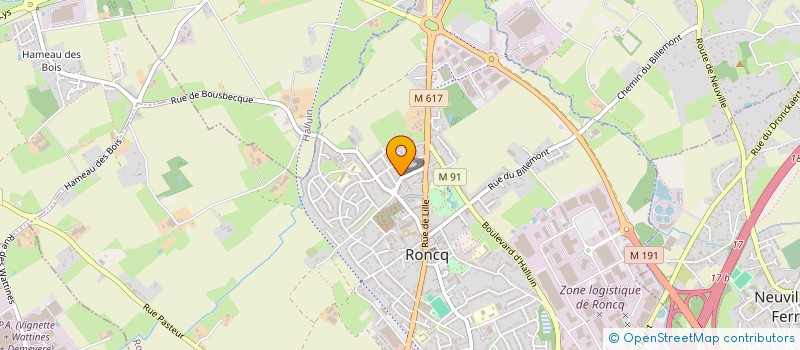 localisation de l'entreprise L.S INSTALLATIONS SERVICES DEPANNAGES  RONCQ