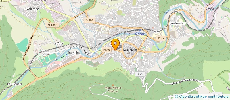 localisation de l'entreprise L & S INTERNATIONAL CARS  MENDE