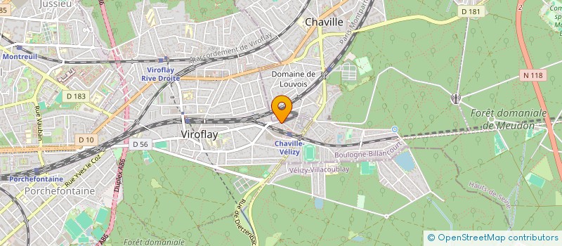 localisation de l'entreprise L.S.J.P.  VIROFLAY