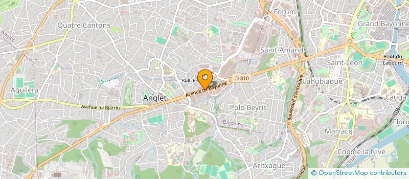 localisation de l'entreprise L.S.L. à ANGLET