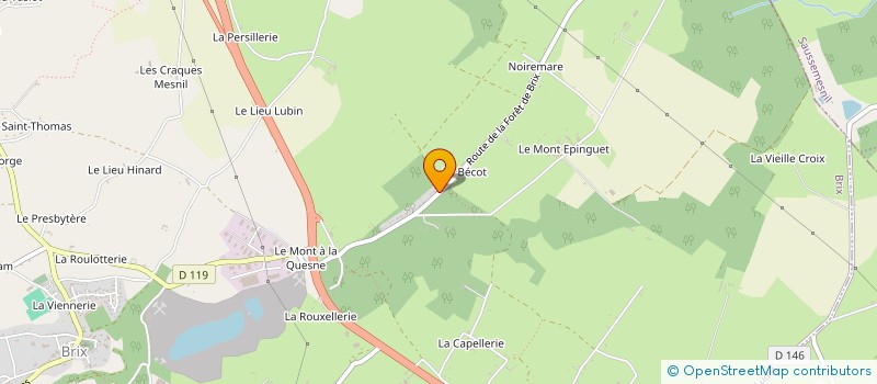 localisation de l'entreprise L.S.L  BRIX