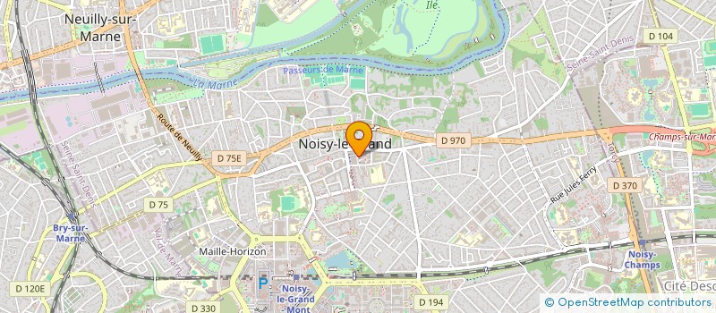 localisation de l'entreprise L.S.L à NOISY-LE-GRAND