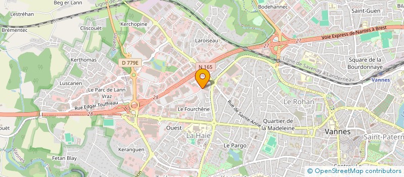 localisation de l'entreprise L.S.L.R. à VANNES