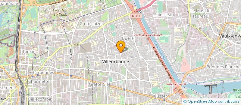 localisation de l'entreprise L S M LYONNAISE SERVICES MAINTENANCES  VILLEURBANNE