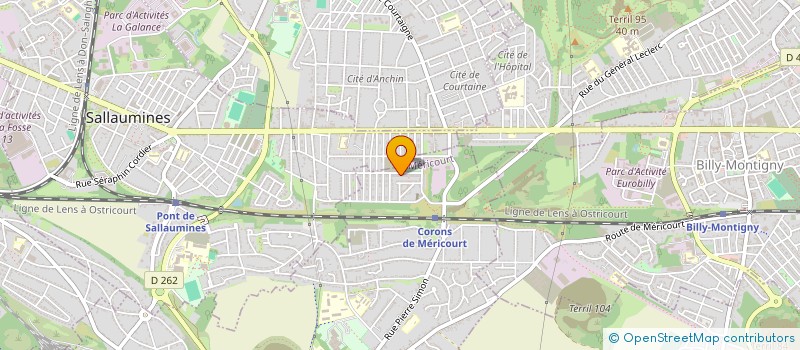 localisation de l'entreprise L.S.P  MERICOURT