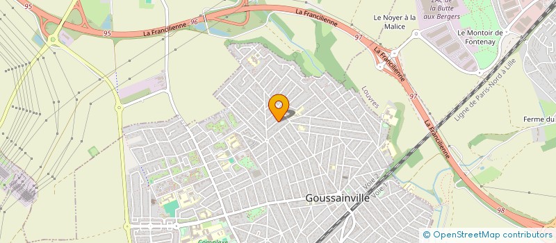localisation de l'entreprise L.S.P BATIMENT à GOUSSAINVILLE