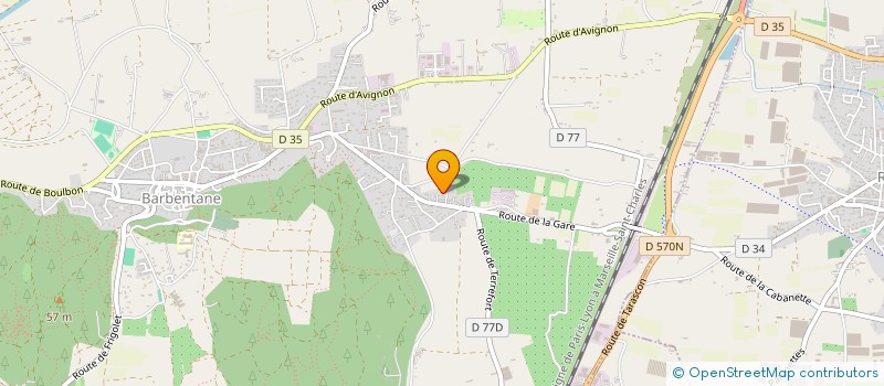 localisation de l'entreprise L S P C  BARBENTANE