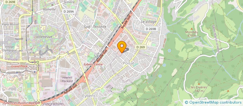localisation de l'entreprise L.S POMPAGE à SAINT-MARTIN-D'HERES